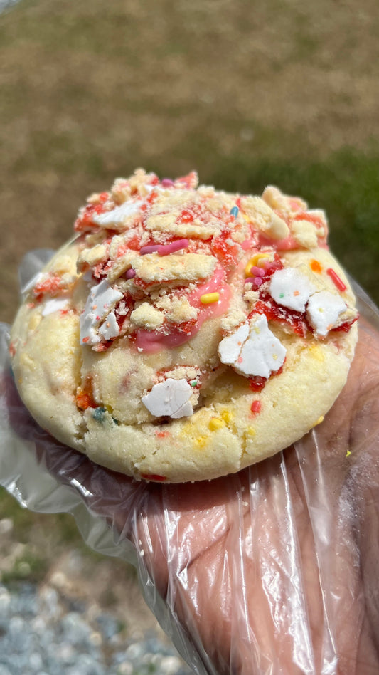 Strawberry Poptart Cookies